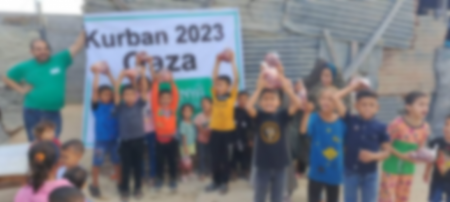 جمعية HELP DUNYA توزع لحوم الاضاحي على الاسر الفقيرة في غزة